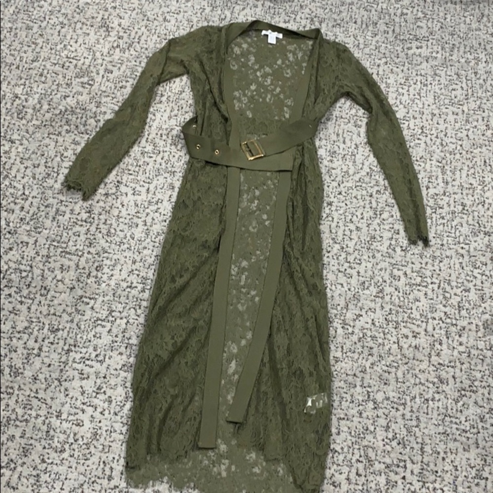 Long lace cardigan / cover up